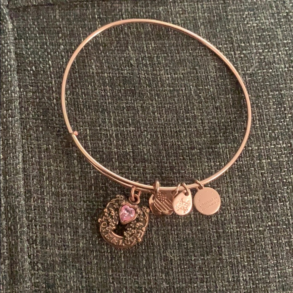 Alex and Ani Fortune’s Favor Charm Bangle - Picture 2 of 2
